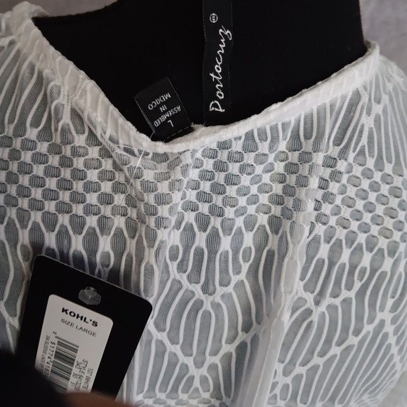 NWT Portocruz Lace up tunic - Picture 6 of 7